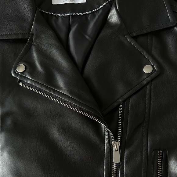 Faux leather moto jacket - Picture 7 of 11